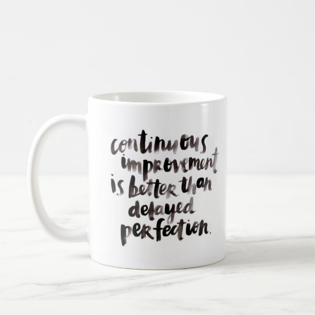 Taza De Café De la "taza blanca clásica continua mejora… "- (Izquierda)