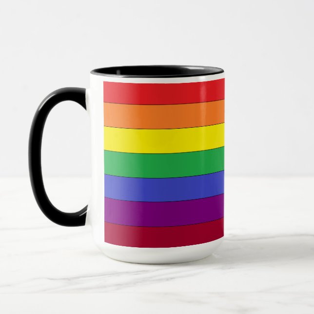 Taza de café de la taza del arco iris (Izquierda)