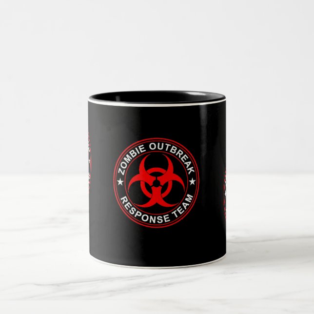 Taza de café de la taza del zombi que camina del (Centro)