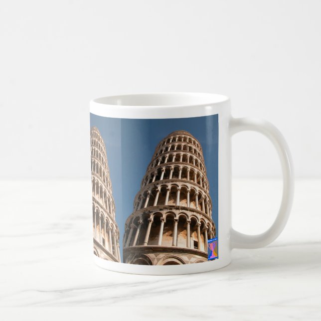 Taza de café de la torre inclinada (Derecha)
