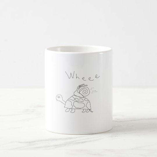 Taza de café de la tortuga de la raza