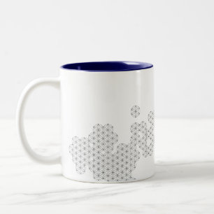 Taza de café de la vida de Saybrook "flor"