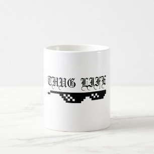 Taza de café de la vida del gamberro