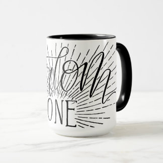 Taza de café de la zona de Shalom