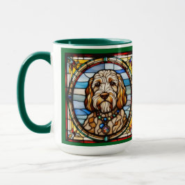 Taza de café de Labradoodle linda