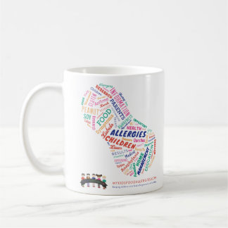 Taza de café de las alergias alimentarias de mi