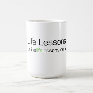 Taza de café de las lecciones de la vida