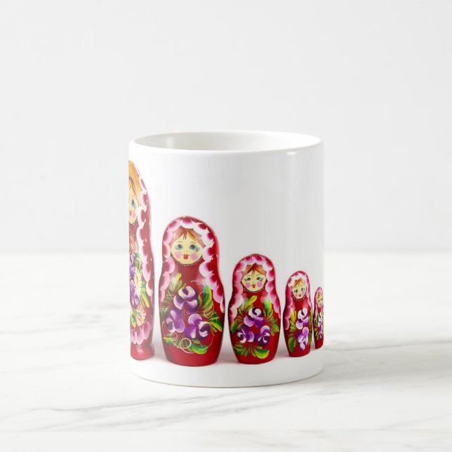 Taza de café de las muñecas/de los iconos de la (Centro)