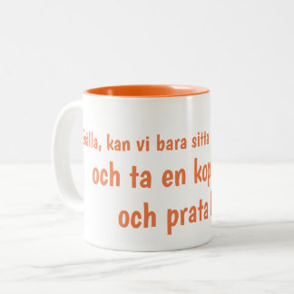 Taza de café de las negociaciones de paz