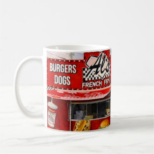 Taza de café de las patatas fritas francesas de Ve