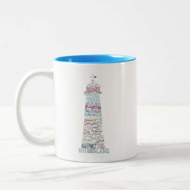 Taza de café de las señales de la Costa del Golfo (Izquierda)