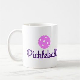 Taza de café de las señoras Pickleball (rosa y