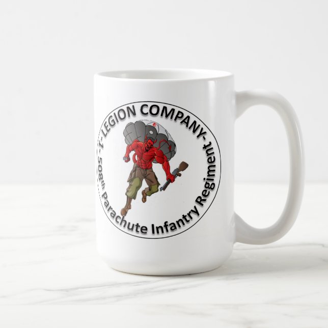 Taza de café de Legion Company OEF (Derecha)