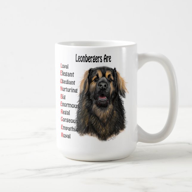 Taza de café de Leonberger (Derecha)