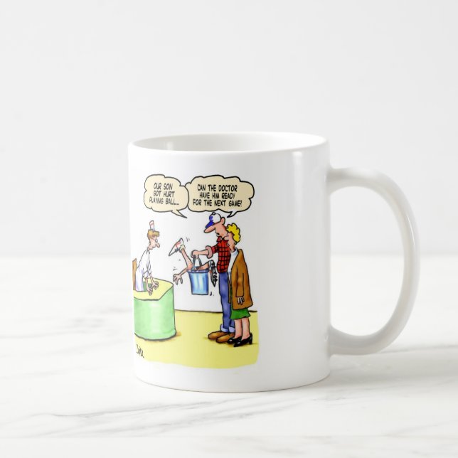 Taza de café de lesión del deporte (Derecha)