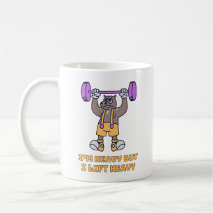 Taza De Café De Levantamiento De Pesas De Oso Dive