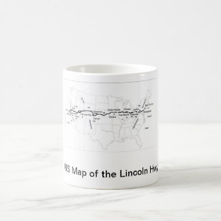 Taza de café de Lincoln Hwy
