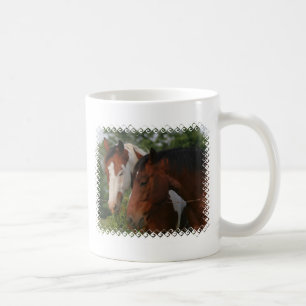 Taza de café de los amigos del caballo
