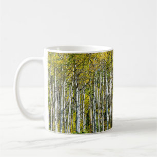 Taza de café de los árboles de Aspen
