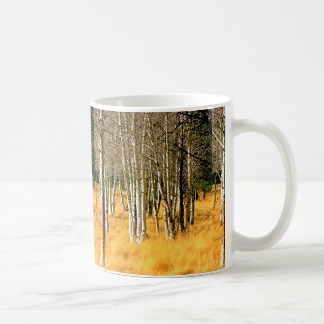 taza de café de los árboles del álamo temblón (Derecha)