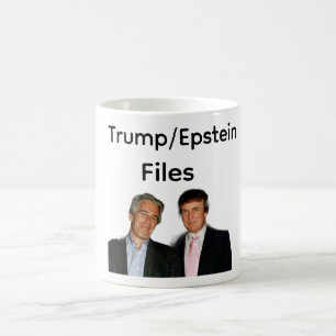 Taza de café de los archivos de Trump/Epstein