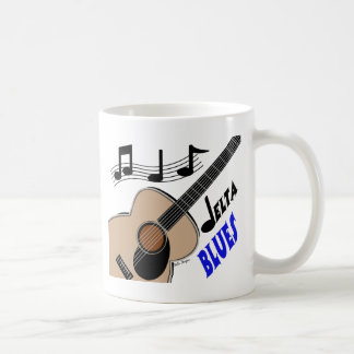 Taza de café de los azules del delta