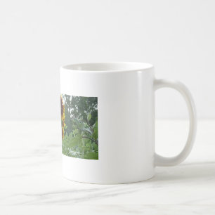 Taza de café de los girasoles