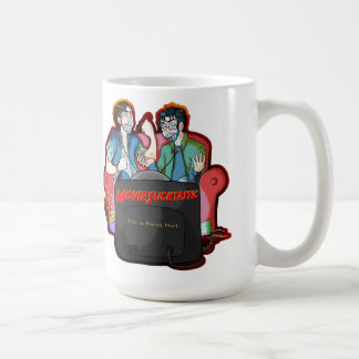 Taza de café de los individuos de la película de