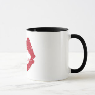 Taza de café de los labios de Wendy