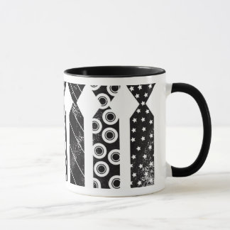 Taza de café de los lazos negros