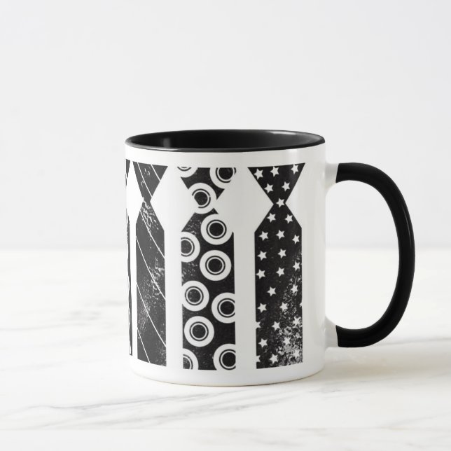 Taza de café de los lazos negros (Derecha)