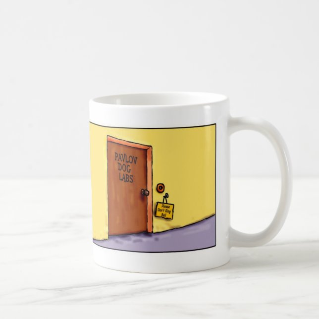 Taza de café de los perros de Pavlov (color) (Derecha)