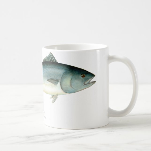 Taza de café de los pescados de atún de Bluefin (Derecha)