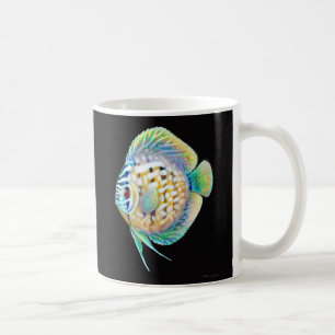 Taza de café de los pescados del acuario del disc