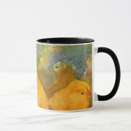 Taza de café de los polluelos del bebé