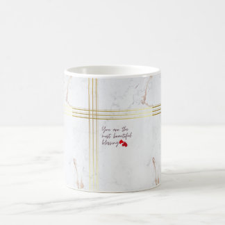 Taza de Café de Lujo "Eres la Bendición Más Hermos