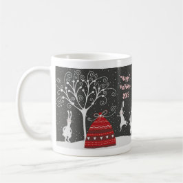 Taza de café de lúpulo de los días de fiesta del