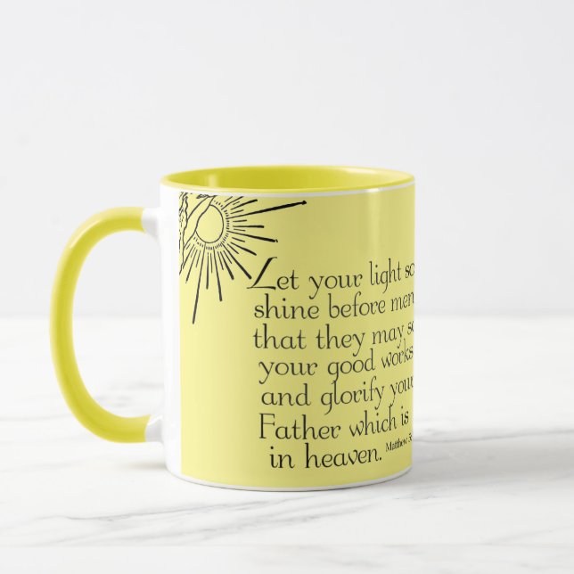 Taza de café de luz brillante (Izquierda)