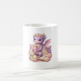 Taza de café de Mamá Dragón Acogedora y Amante de 