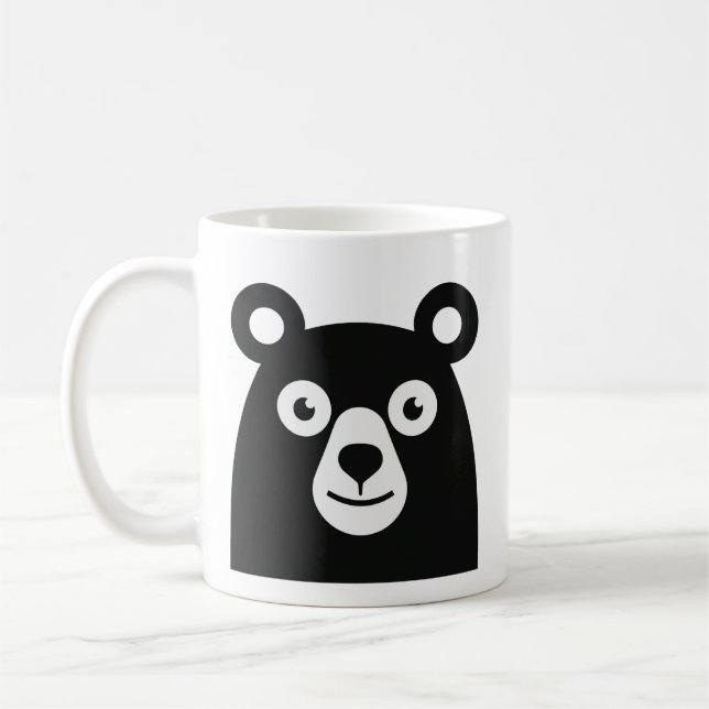 Taza de café de mapache gruñón (Izquierda)