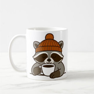 Taza de café de mapache regalo