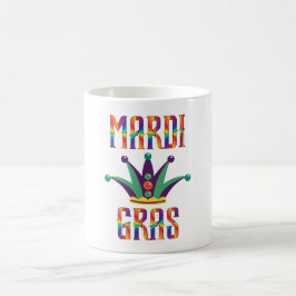 Taza de café de Mardi Gras
