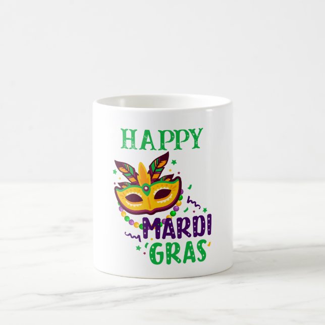 Taza de café de Mardi Gras (Centro)