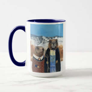 Taza de café de marmotas (Gótico Americano)