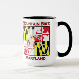 Taza de café de Maryland de la bici de montaña