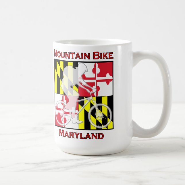 Taza de café de Maryland de la bici de montaña (Derecha)