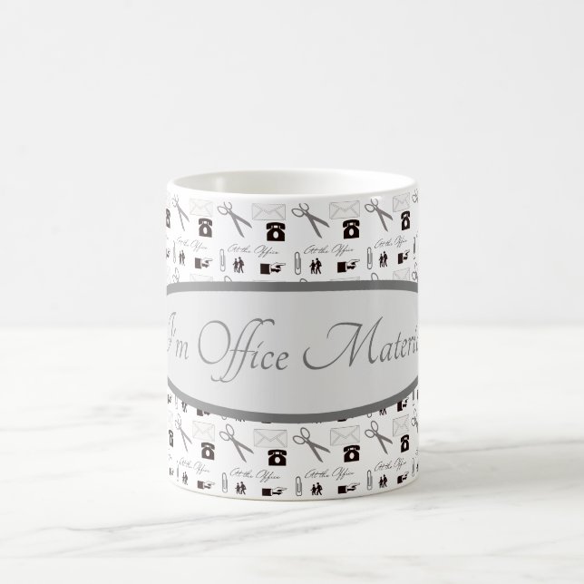 Taza de café de material de oficina (Centro)