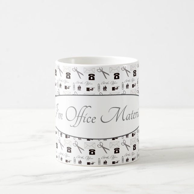 Taza de café de material de oficina (Centro)