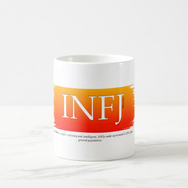 Taza de café de MBTI INFJ (Centro)