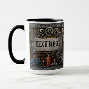 Taza de café de mecánica personalizada